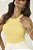 Regata Betty Amarelo Manteiga Bordada - Imagem 2