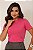 T-shirt Gola Redonda Ana Rosa Algodão Egípcio - Imagem 4