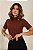 T-shirt Gola Alta Gabi Marrom - Imagem 5