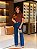 Calça Jeans Wide Leg Escura - Imagem 1