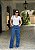 Calça Jeans Wide Leg Escura - Imagem 2