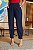 Calça Cenoura Geana Azul Marinho - Imagem 5