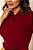Kit 2 Camisas Polo Feminina Piquet Premium Bordo e Marrom - Imagem 2