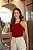 Regata Betty Vermelha Carmim - Imagem 1