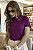 T-shirt Gola Alta Gabi Roxa - Imagem 4