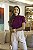 T-shirt Gola Alta Gabi Roxa - Imagem 5