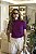 T-shirt Gola Alta Gabi Roxa - Imagem 1