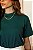 T-shirt Gola Redonda Paula Verde Aquatico - Imagem 2