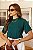 T-shirt Gola Redonda Paula Verde Aquatico - Imagem 1