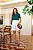 T-shirt Gola Redonda Paula Verde Aquatico - Imagem 7