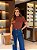 T-shirt Gola Alta Gabi Marrom - Imagem 1