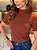 T-shirt Gola Alta Gabi Marrom - Imagem 4