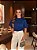 T-shirt Gola Redonda Paula Azul Marinho - Imagem 5