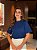 T-shirt Gola Redonda Paula Azul Marinho - Imagem 2