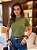 T-shirt Gola Redonda Ana Verde - Imagem 4