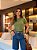 T-shirt Gola Redonda Ana Verde - Imagem 7