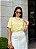 T-shirt Gola Redonda Paula Amarelo Manteiga - Imagem 3
