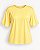 T-shirt Gola Redonda Paula Amarelo Manteiga - Imagem 5