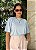 T-shirt Gola Redonda Paula Azul Céu - Imagem 1