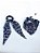 Tal Mãe Tal Pet - Bandana Pet e Elástico para cabelo com Lenço - Realeza Azul - Imagem 2