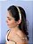 Tiara Bordada Pedraria Nude - New Perspective - Imagem 4