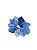Scrunchie Blue Flower - Imagem 1