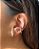 Piercing Fake Bold - Banhado a Ródio - Imagem 4