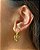 Brinco Shiny Heart Gold - Banhado a Ouro - Imagem 2