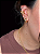 Piercing Fake 4 Anéis - Banhado a Ouro - Imagem 2