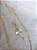 Colar Longo 3 Pingentes - Banhado a Ouro - Imagem 1