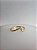 Anel Golden Wave Banhado a Ouro 18k - Imagem 1