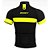 Camisa de Ciclismo Bike ERT Classic Cor Preto com Amarelo Zíper Inteiro com 3 bolsos - Imagem 2