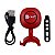 Buzina Eletrônica para Bicicleta Touch-Screen LD69 110dB USB Recarregável Vermelha - Imagem 2