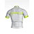 Camisa de Ciclismo Bike ERT Elite Cor Prata com Verde Zíper Inteiro com 3 bolsos - Imagem 2