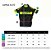 Camisa de Ciclismo Bike ERT Elite Cor Prata com Verde Zíper Inteiro com 3 bolsos - Imagem 4
