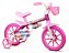 Bicicleta Infantil Aro 12 Nathor com Rodinhas Cestinha - Imagem 1