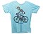 Camisa Feminina Casual Bike Ride Forever Estampa de Bicicleta - Imagem 1