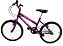 Bicicleta Aro 20 Feminina Roda Comum Freio V-Brake Violeta/Rosa - Imagem 5