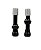 Par De Válvulas Tubeless Importada 40mm Bico Grosso Schrader Preto - Imagem 2