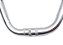 Guidão de Bicicleta BMX DNZ 660 x 22.2mm Cross Em Aço Cromado - Imagem 3