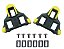 Par de Taquinhos Shimano Sh11 Amarelo para Pedal Clip Para Sapatilhas Speed - Imagem 1