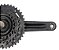 Pedivela MTB Shimano Altus MT210 9v 40/30/22 175mm Integrado C/Movimento - Imagem 3