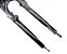Garfo Suspensão Aro 26 PACO AheadSet Over 28.6 Curso 55mm Aço V-Brake/Disc - Imagem 5