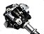 Pedal De Encaixe Clip Bicicleta MTB HP Cromo 9/16 Com Taquinho - Imagem 3