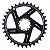 Coroa Unica Ictus Direct Mount 8 Bolt Para Pedivela Sram Quarq Offset 3mm - Imagem 1