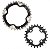 Coroas Tripla Shimano 42 32 24 Pedivela BCD 104 - USADO - Imagem 4