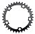 Coroa Bicicleta Speed Absolute 34 dentes 5 Furos Bcd 110mm - Imagem 1