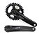 Pedivela Bicicleta Shimano MT510 Coroa 34d BCD 96mm Assimétrico Integrado - Imagem 1