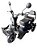 Triciclo Elétrico 1000W Com 2 Lugares Bateria de Lithium - Imagem 5
