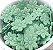 Florzinha de Tecido Pequena - Verde Seco Claro - 20 unidades - Imagem 1